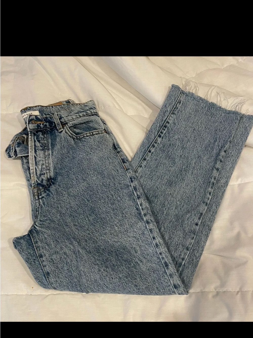 pacsun high waisted straight jeans